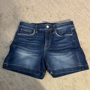 White House Black Market Dark Blue Jean Shorts